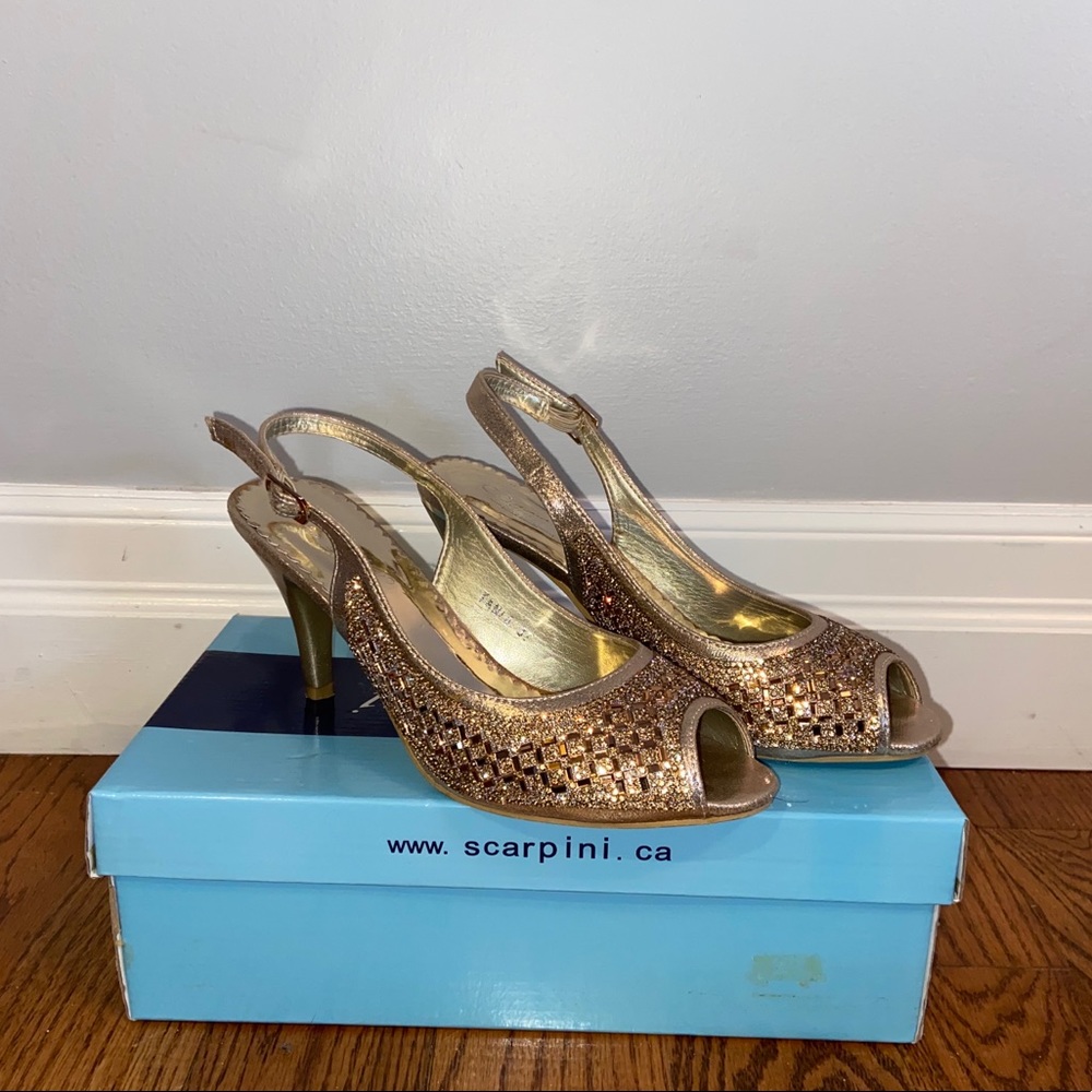 Open Toed Heels - Picture 2 of 4
